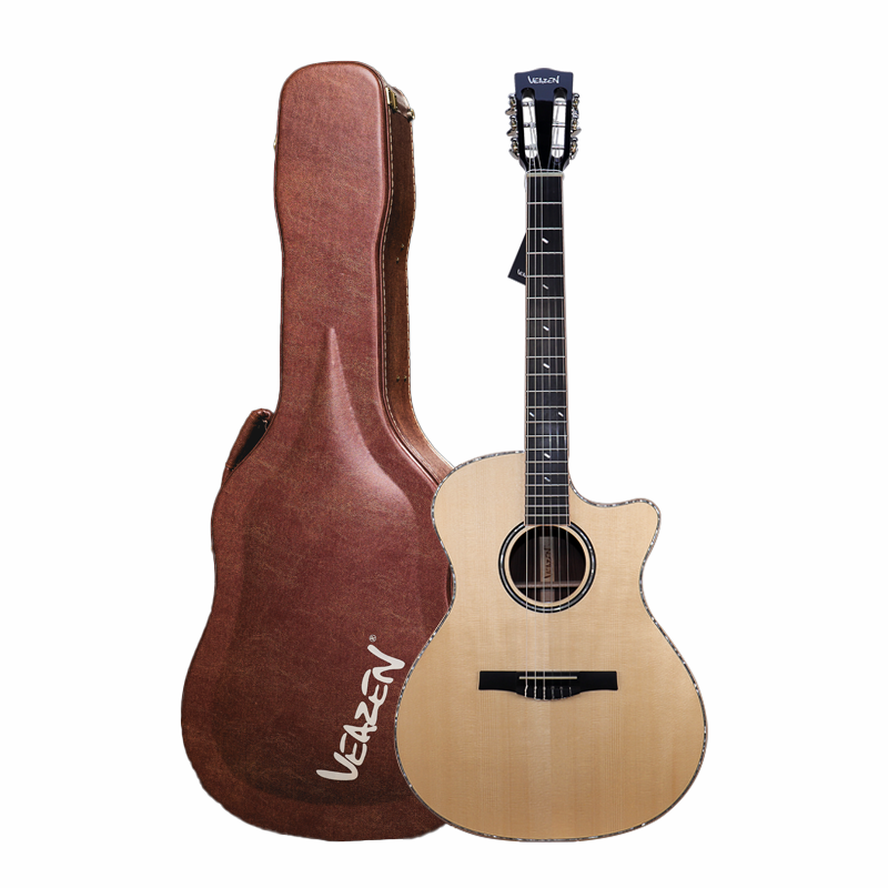 The VEAZEN N3 all – solid series nylon – string crossover acoustic guitar